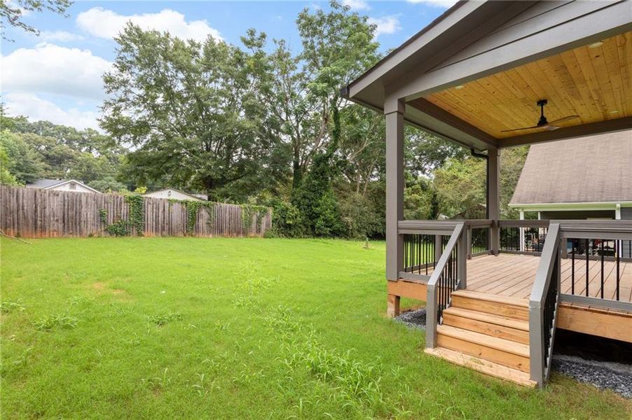 Exterior details and patio area of a home in , Atlanta (Image 28). Exterior details and patio area of a home in , Atlanta (Image 28).