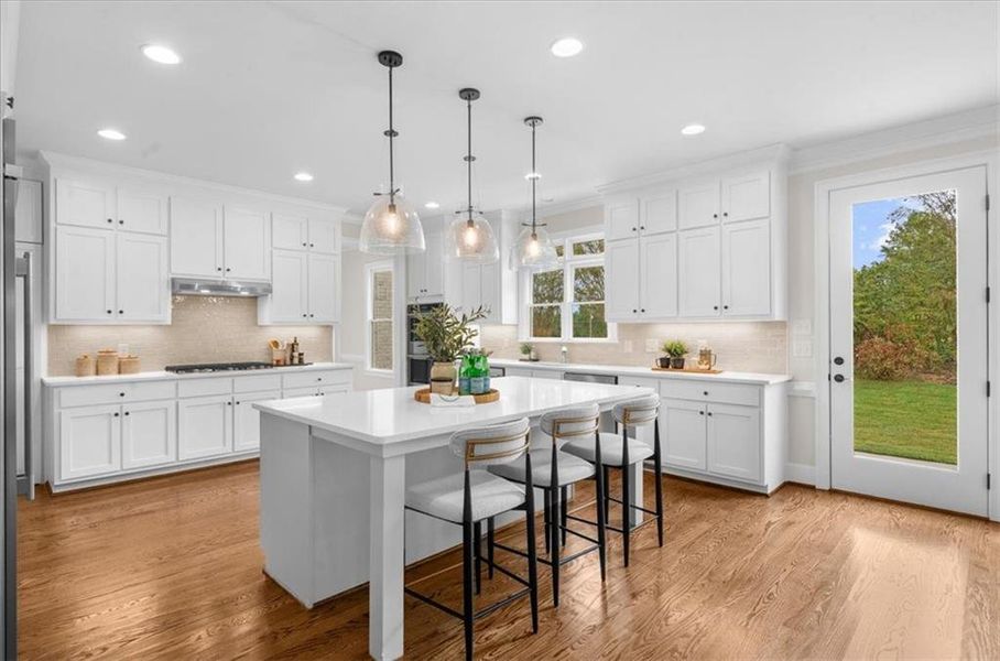 Furnished interior view inside a new home in , Canton (Image 59).