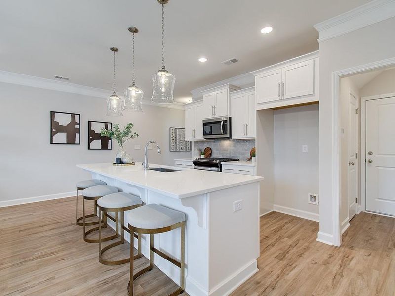Furnished interior view inside a new home in Cherokee Township, Acworth (Image 12).
