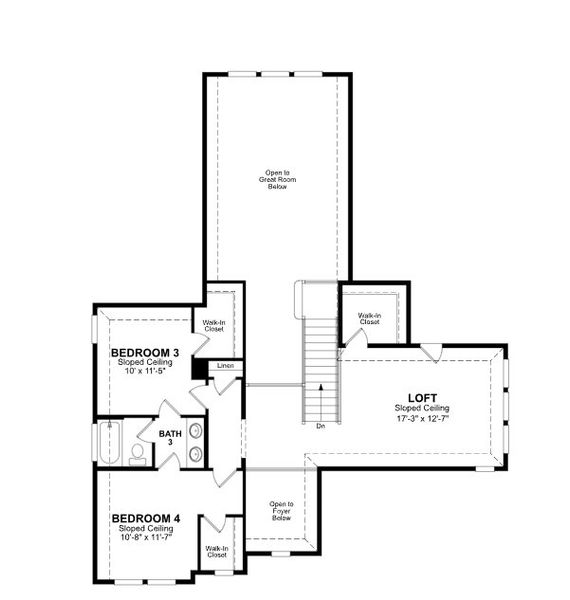 2D floor plan layout of this home in COLTON, Montgomery, TX (Image 5). 2D floor plan layout of this home in COLTON, Montgomery, TX (Image 5).