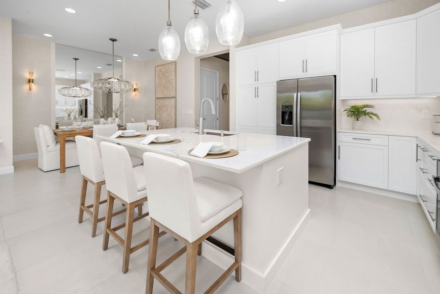 Representative furnished interior of a home built from the Eclipse by GL Homes in Valencia Sky (55+), Naples (Image 5).
