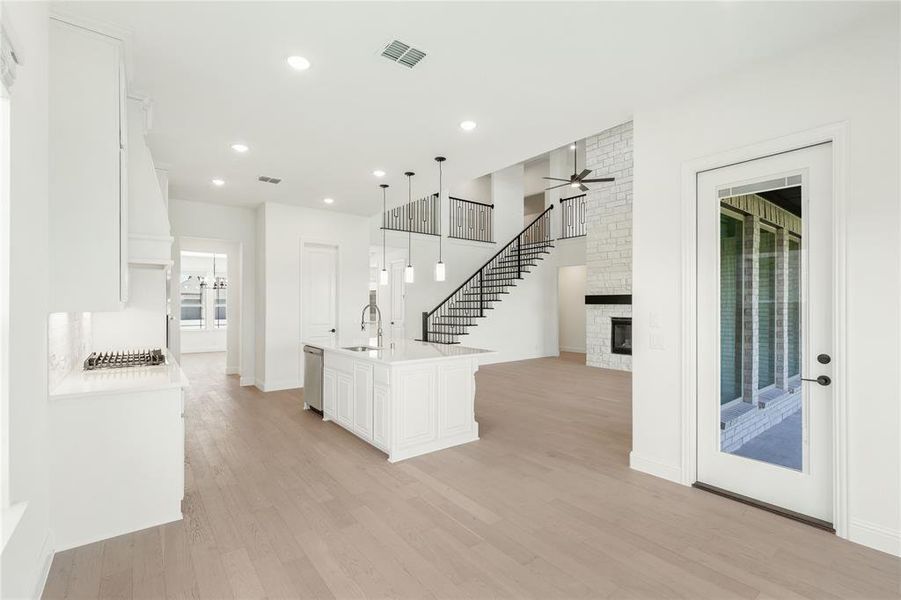 Furnished interior view inside a new home in Chaparral Park, Oak Point (Image 11).