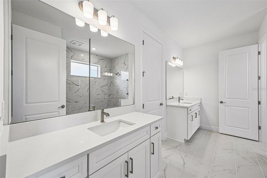 Furnished interior view inside a new home in Creeks Edge at Twin Rivers, Parrish (Image 8).