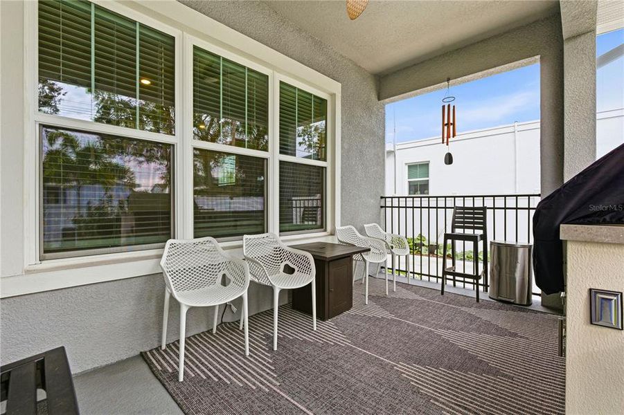 Exterior details and patio area of a home in , Tampa (Image 33). Exterior details and patio area of a home in , Tampa (Image 33).
