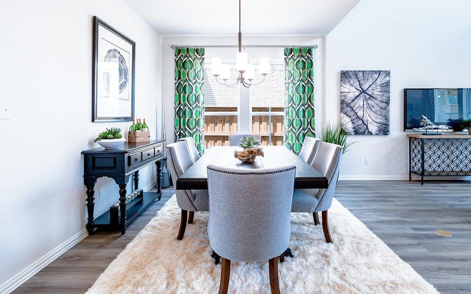 Furnished interior view inside a new home in Hickory Ridge, Elmendorf (Image 7).
