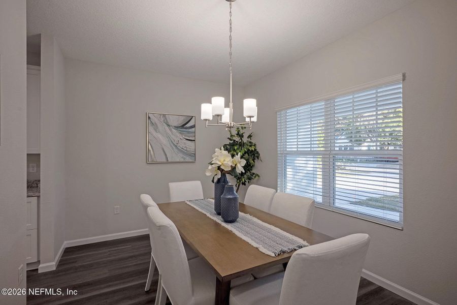 Furnished interior view inside a new home in , Jacksonville (Image 18).