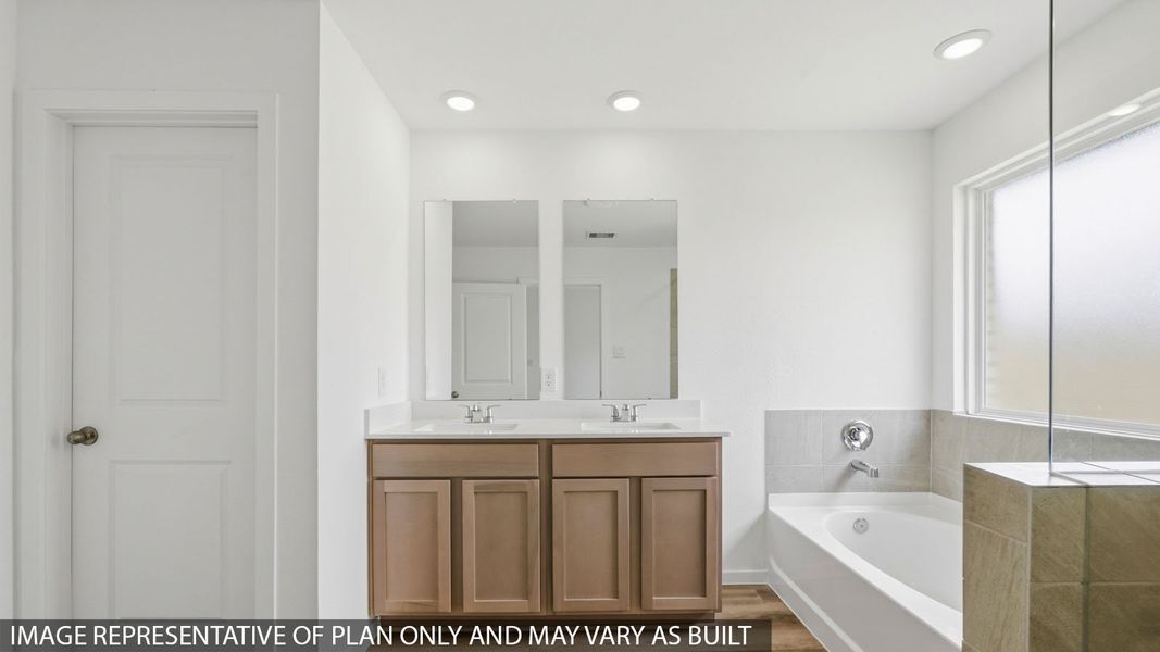 Furnished interior view inside a new home in Cypress Green, Tomball (Image 12).