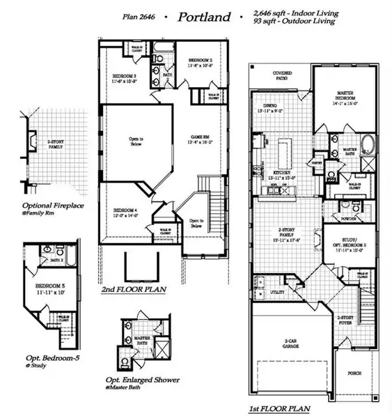 2D floor plan layout of this home in Heartland, Heartland, TX (Image 3).