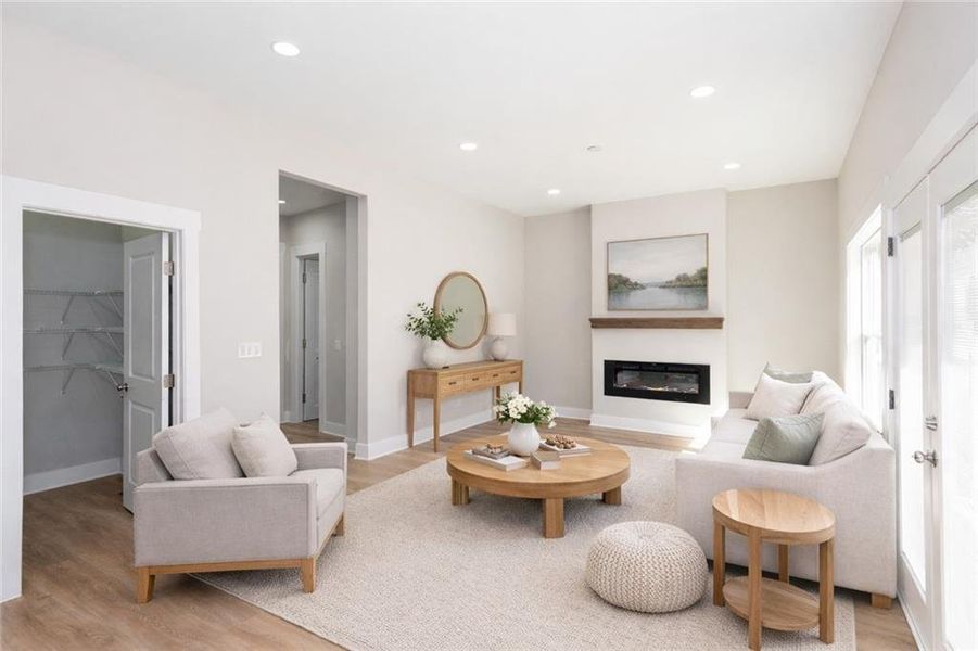 Furnished interior view inside a new home in , East Point (Image 3).