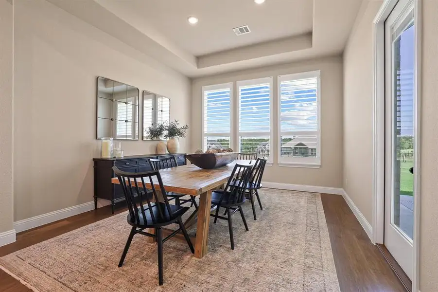 Furnished interior view inside a new home in The Meadows, Gunter (Image 12). Furnished interior view inside a new home in The Meadows, Gunter (Image 12).