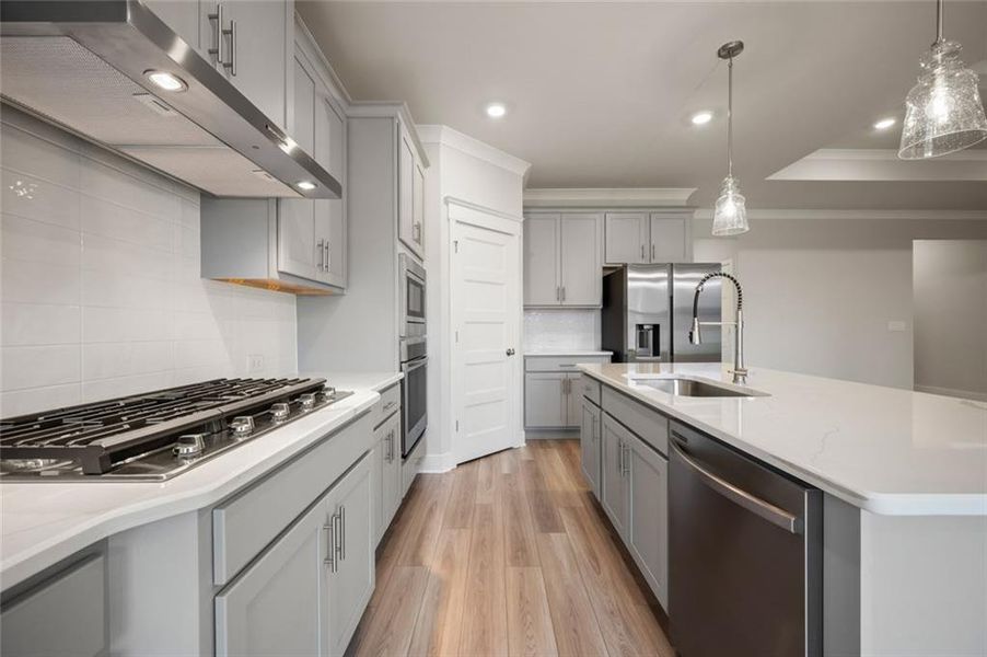 Furnished interior view inside a new home in Ponderosa Farms Reserve, Gainesville (Image 14).
