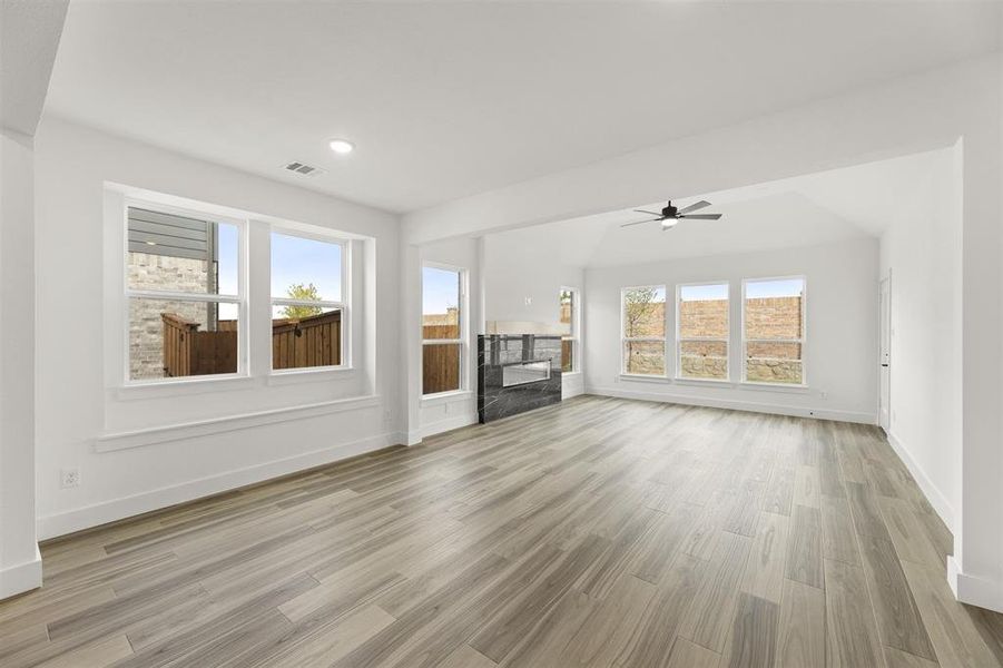 Spacious, unfurnished interior of a new home in The Villages of Hurricane Creek, Anna (Image 17). Spacious, unfurnished interior of a new home in The Villages of Hurricane Creek, Anna (Image 17).