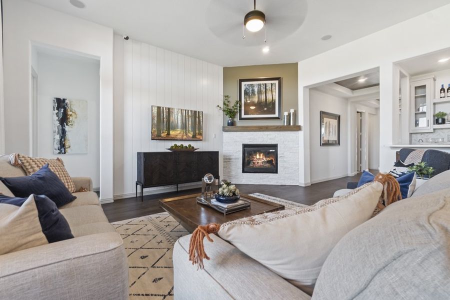 Representative furnished interior of a home built from the Bentley by Landon Homes in Lexington Frisco, Frisco (Image 9). Representative furnished interior of a home built from the Bentley by Landon Homes in Lexington Frisco, Frisco (Image 9).