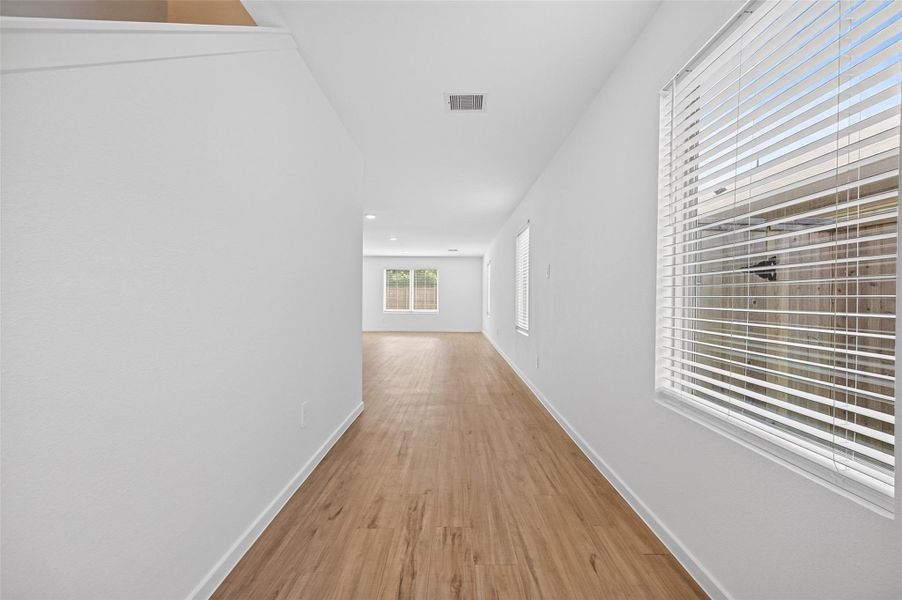 Entrance of the home leading to the living area. Entrance of the home leading to the living area.