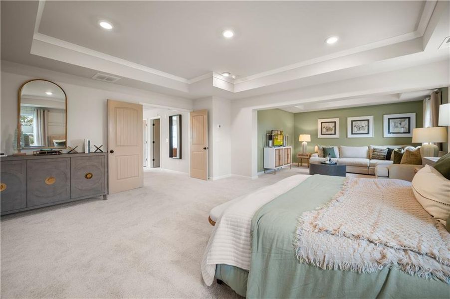 Furnished interior view inside a new home in Adagio, Dacula (Image 15).