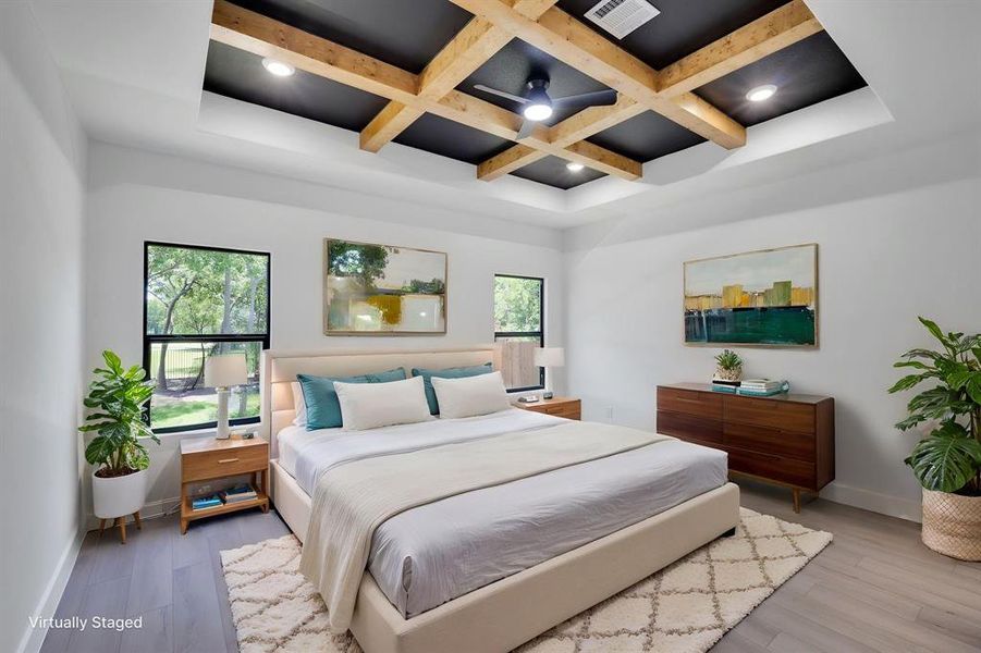 Spacious Owner's Retreat.  Nice natural light.