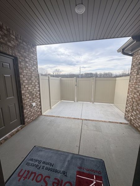 Exterior details and patio area of a home in Talia Trace, Smyrna (Image 3).