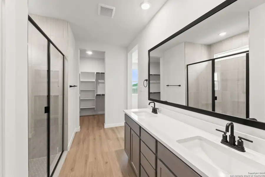 Furnished interior view inside a new home in Hunter's Ranch, San Antonio (Image 4).