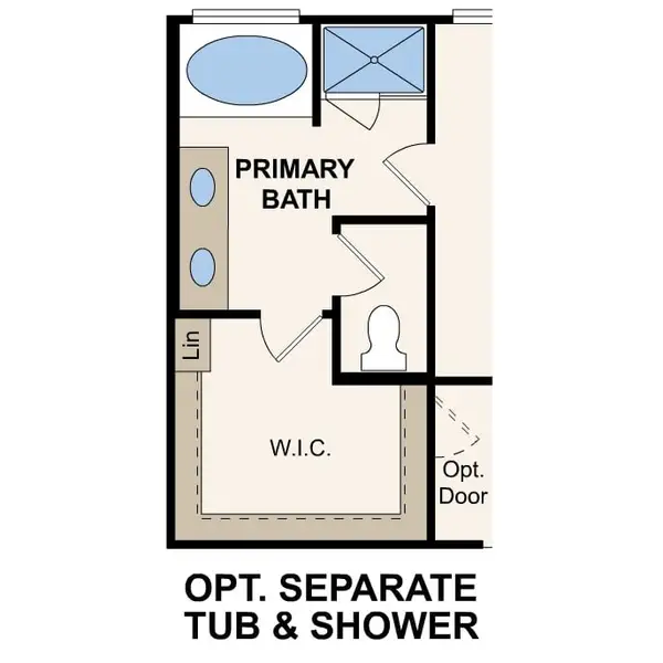 2D floor plan layout of this home in Garden Grove II, San Antonio, TX (Image 4).