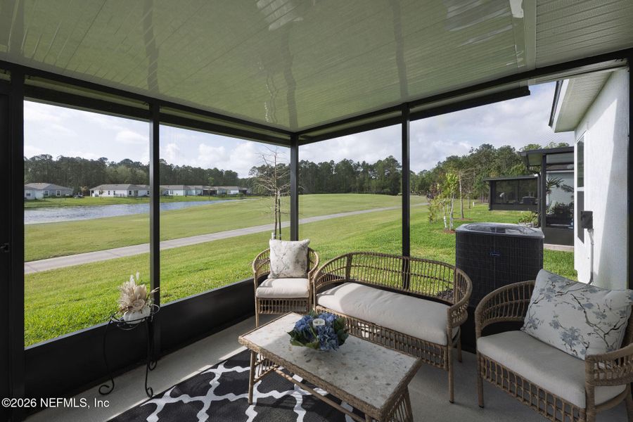 Exterior details and patio area of a home in , Bunnell (Image 30).