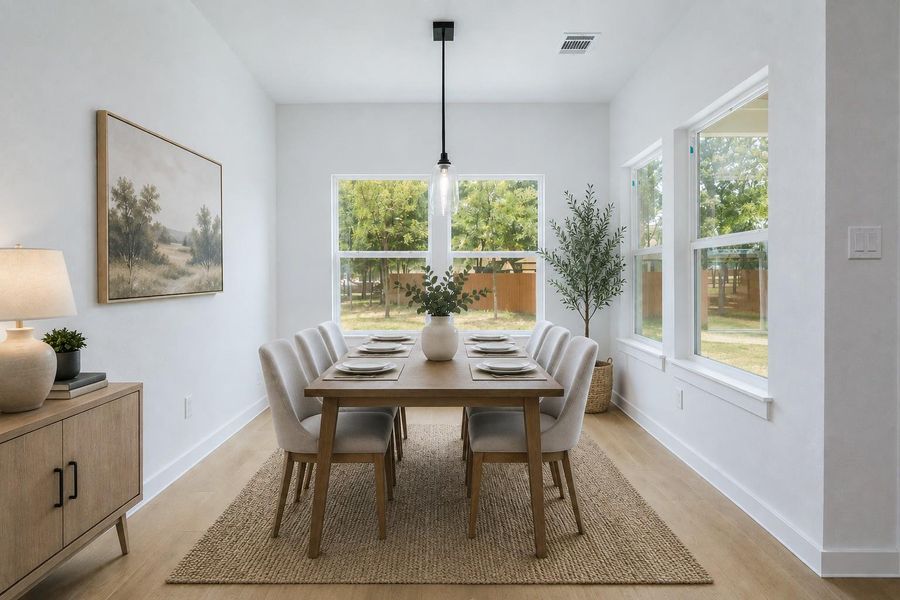 Furnished interior view inside a new home in , Bastrop (Image 16).
