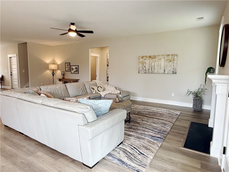 Furnished interior view inside a new home in Walker's Pointe, Anderson (Image 9).