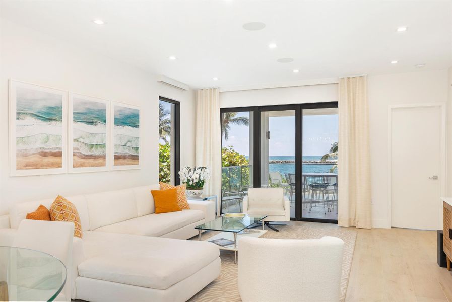 Furnished interior view inside a new home in , Palm Beach Shores (Image 18).