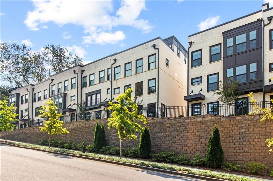 Front exterior of a new home in Easton, Atlanta, GA, highlighting curb appeal (Image 2). Front exterior of a new home in Easton, Atlanta, GA, highlighting curb appeal (Image 2).