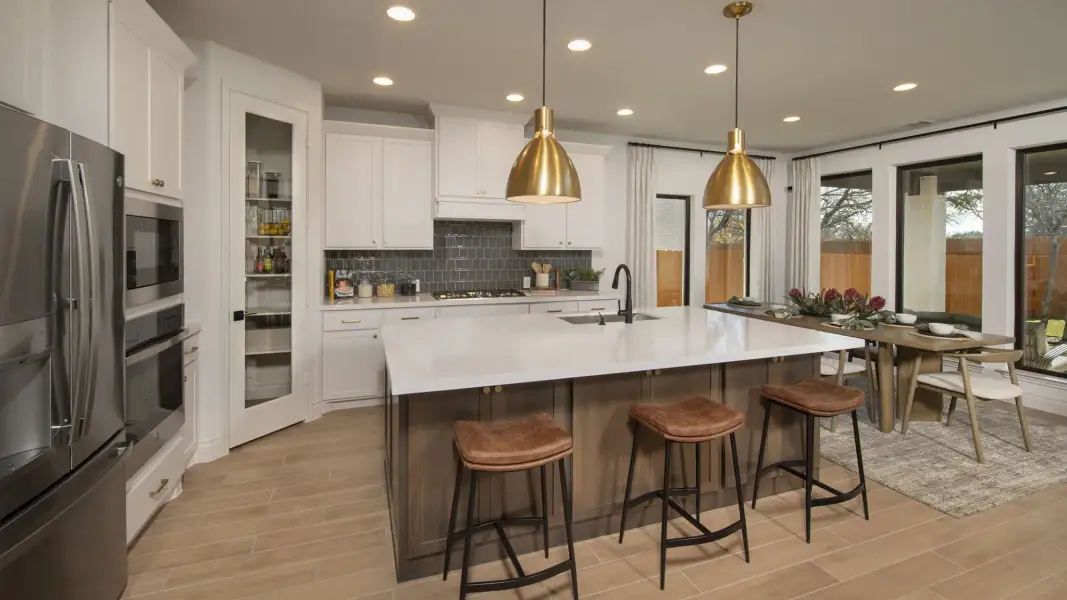 Furnished interior view inside a new home in Artavia, Conroe (Image 17).