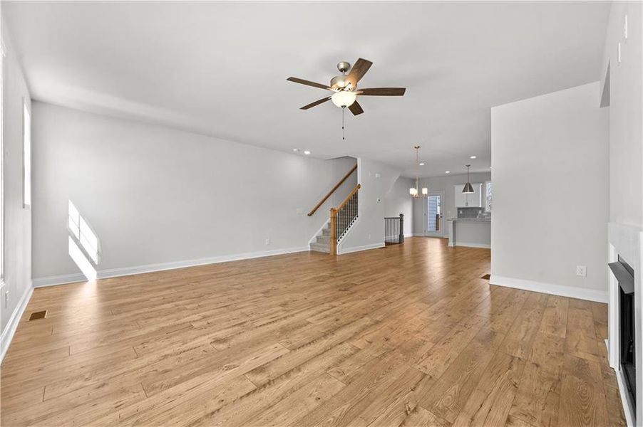Spacious, unfurnished interior of a new home in , Sugar Hill (Image 47).