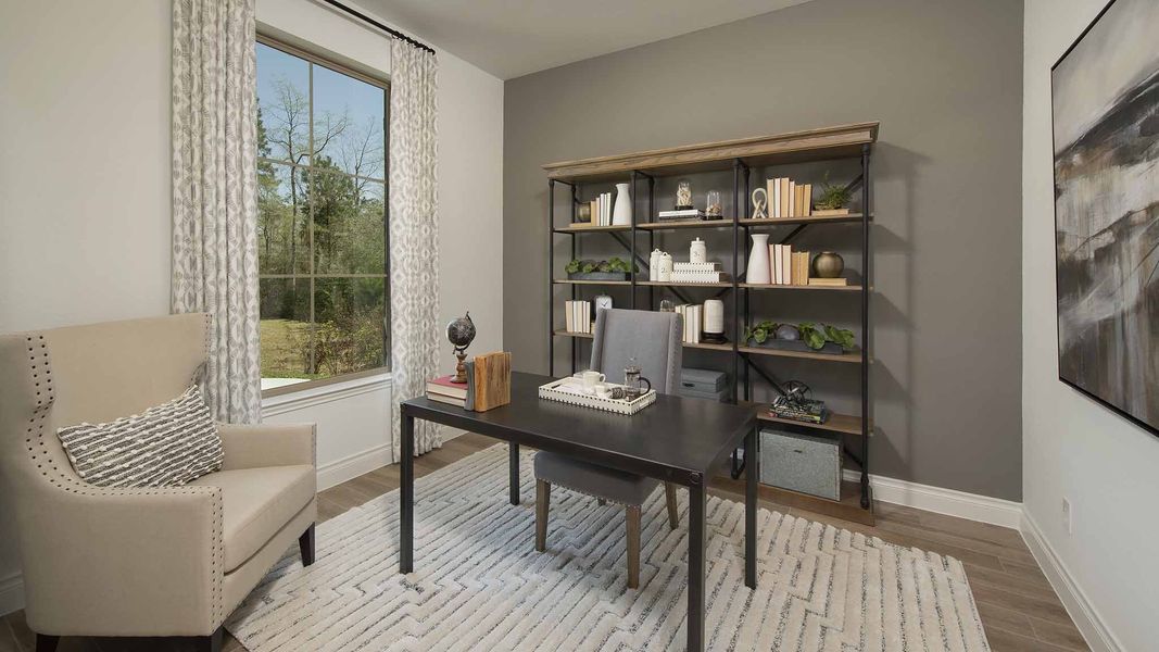 Furnished interior view inside a new home in Valencia, Manvel (Image 18). Furnished interior view inside a new home in Valencia, Manvel (Image 18).