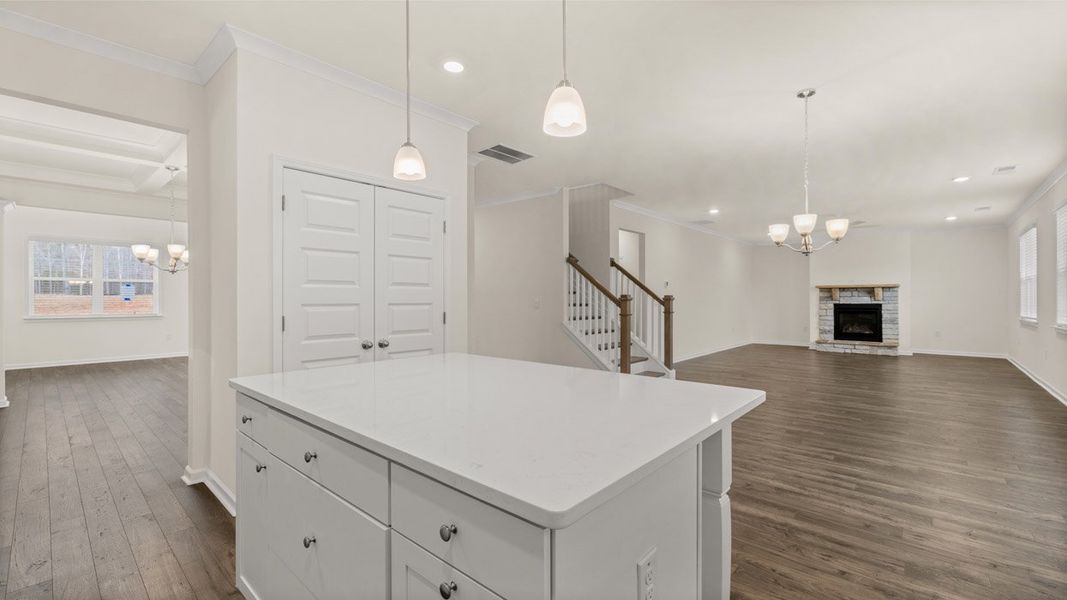 Furnished interior view inside a new home in The Gates at Pates Creek, Hampton (Image 9).