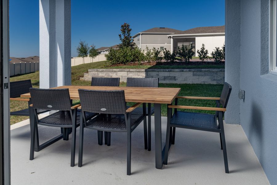 Wekiva rear covered lanai