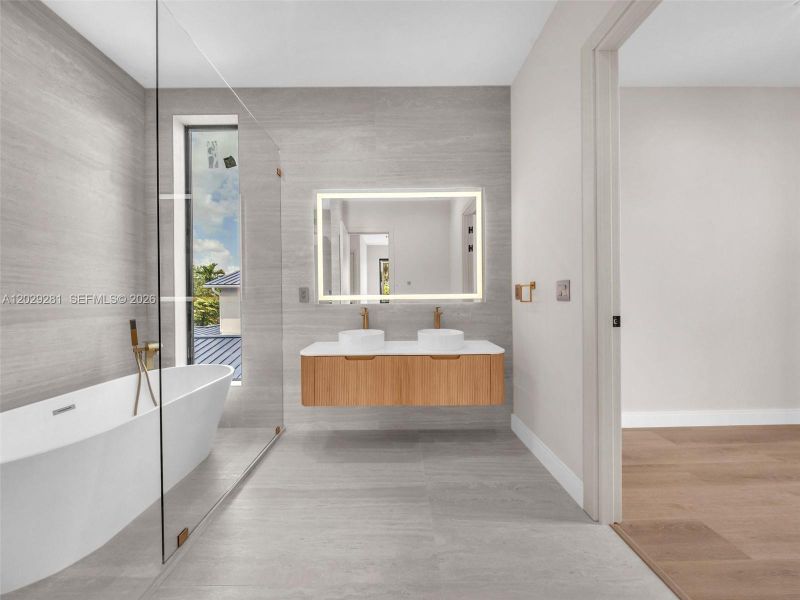 Furnished interior view inside a new home in , Hollywood (Image 18).