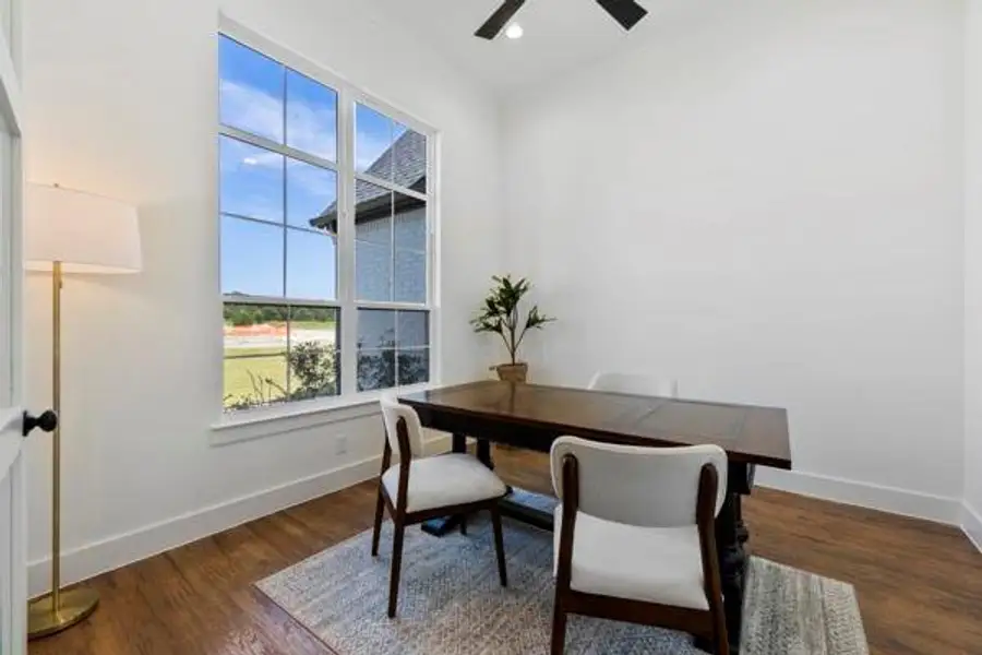 Furnished interior view inside a new home in , Midlothian (Image 16). Furnished interior view inside a new home in , Midlothian (Image 16).