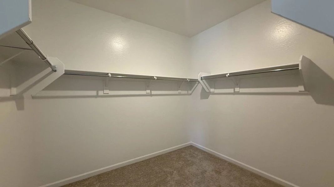 Primary walk in closet