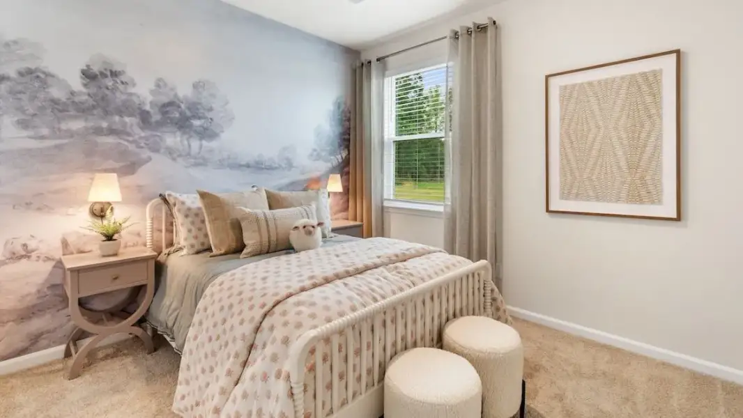 Representative furnished interior of a home built from the Cali by D.R. Horton in Audra Oaks, Denton (Image 22).