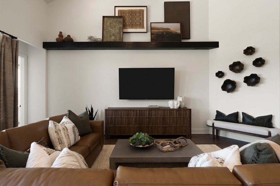 Furnished interior view inside a new home in Lagos Reserve, Manor (Image 14).