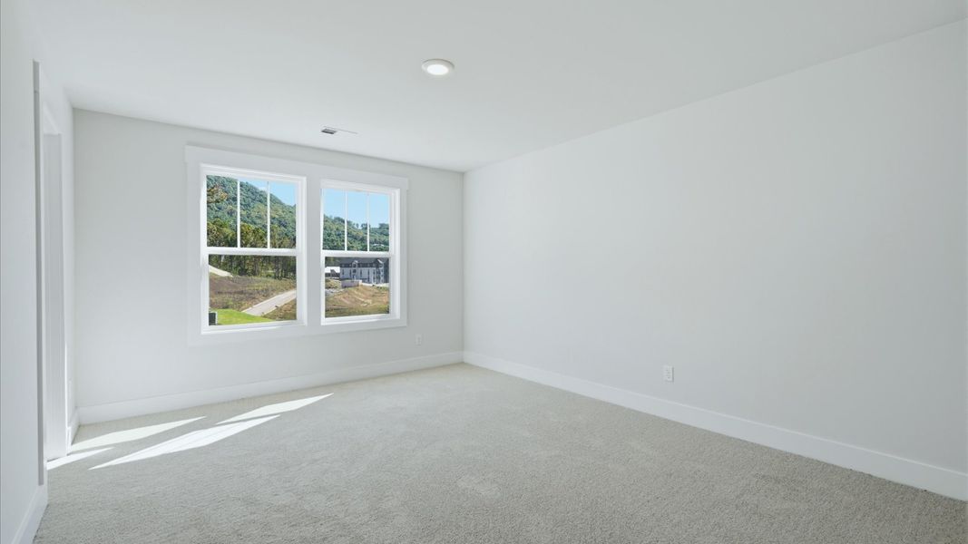 Furnished interior view inside a new home in The Wilds at Cedar Mountain, Asheville (Image 26).