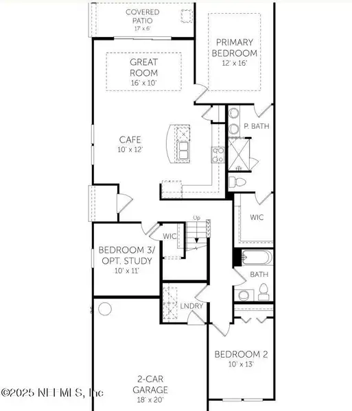 2D floor plan layout of this home in , St. Augustine, FL (Image 2). 2D floor plan layout of this home in , St. Augustine, FL (Image 2).