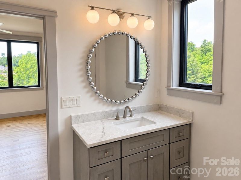 Furnished interior view inside a new home in , Weaverville (Image 12).