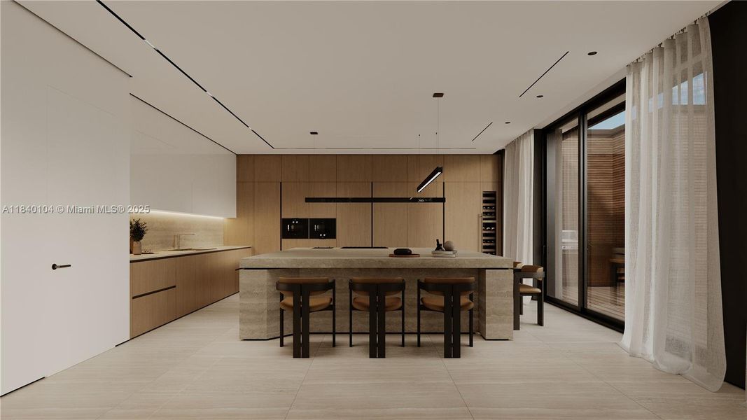 Furnished interior view inside a new home in , Miami (Image 3). Furnished interior view inside a new home in , Miami (Image 3).