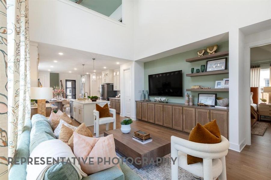 Furnished interior view inside a new home in Indigo: 40ft. lots, Richmond (Image 10). Furnished interior view inside a new home in Indigo: 40ft. lots, Richmond (Image 10).