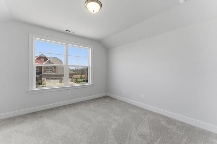 Representative unfurnished interior of a home built from the Fairfield Lux by Keystone Homes NC in Weybridge, Burlington (Image 99).