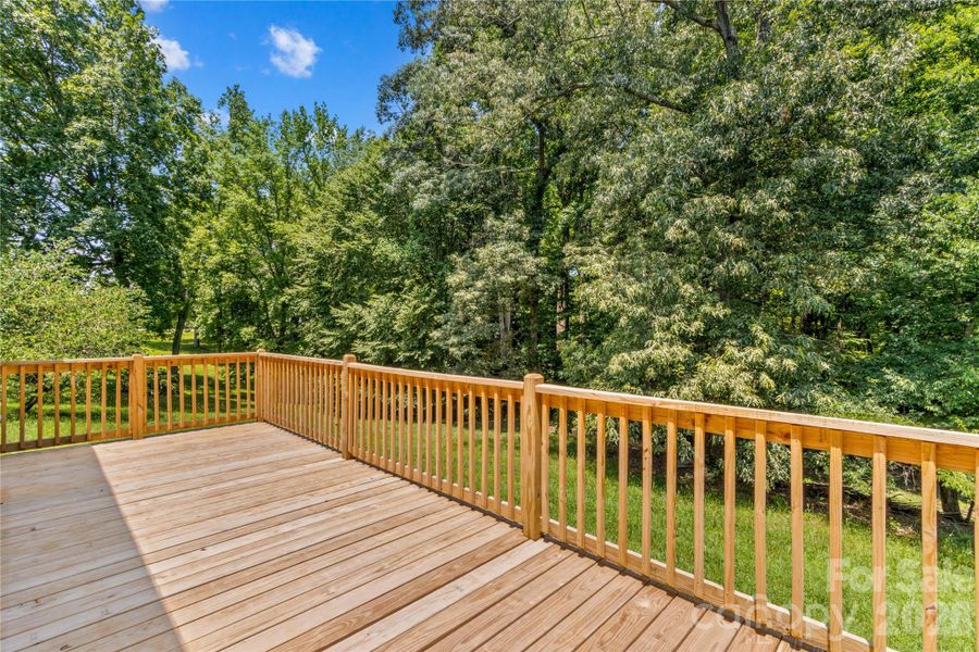 Exterior details and patio area of a home in , Mocksville (Image 22).