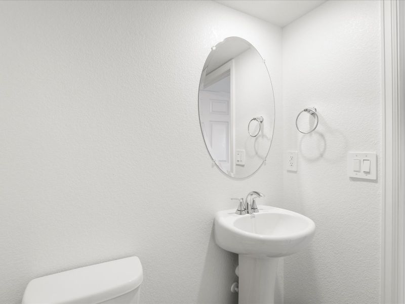 Furnished interior view inside a new home in Skyview at High Point, Aurora (Image 6).
