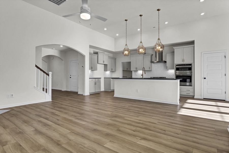 Spacious, unfurnished interior of a new home in Grand Park, Leland (Image 11). Spacious, unfurnished interior of a new home in Grand Park, Leland (Image 11).