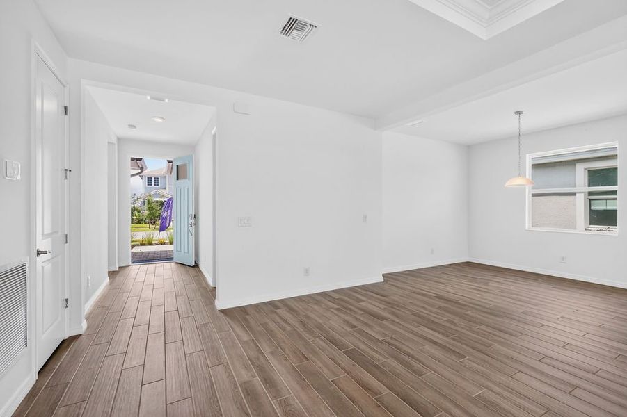 Spacious, unfurnished interior of a new home in The Sanctuary – Resort Collection, Punta Gorda (Image 13). Spacious, unfurnished interior of a new home in The Sanctuary – Resort Collection, Punta Gorda (Image 13).