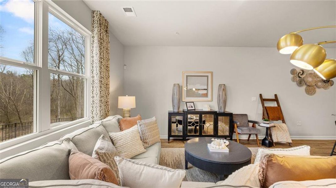 Furnished interior view inside a new home in Echo Glen, Stockbridge (Image 16).