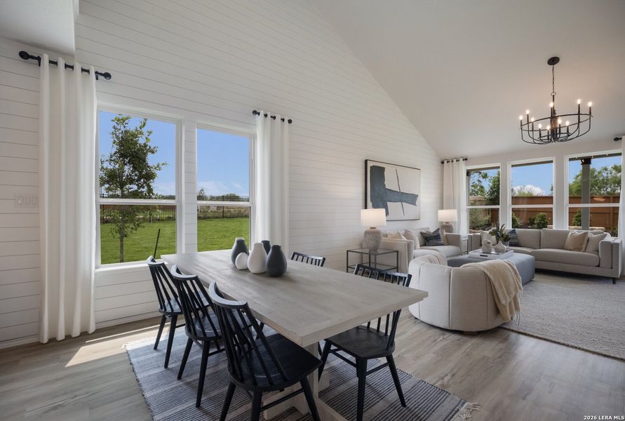 Furnished interior view inside a new home in Horizon Ridge, San Antonio (Image 27).